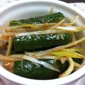 megumage's cooksnap of when they made 簡単＊きゅうりのオイキムチ風漬物.