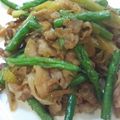 sonop's cooksnap of when they made 豚肉とインゲンの塩糀炒め.