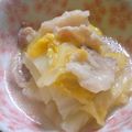 ゆぅか３'s cooksnap of when they made 塩麹で♪白菜と豚バラの重ね蒸し.