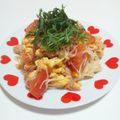 KIKISUKE's cooksnap of when they made ☆ツナ卵トマトのそうめんチャンプルー☆.