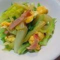 ゆみらんたん's cooksnap of when they made 【いり卵と白菜ベーコンの炒め煮】.