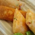 ももpon's cooksnap of when they made 簡単♪居酒屋風じゃがいもと塩辛の焼春巻.