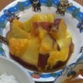 まめももちゃん's cooksnap of when they made ♡さつまいものミカン煮♡.