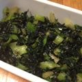 いもまん's cooksnap of when they made かぶの葉で作る☆簡単常備菜.