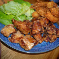 momoco's cooksnap of when they made 定番の味♡鶏のから揚げ.