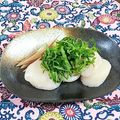 SP♪'s cooksnap of when they made ホタテのお刺身にたっぷり大葉乗せて♡.