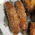 ちょのすけ's cooksnap of when they made 母の味③味付不要★激ウマウインナーフライ.