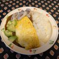 龍青空ママ's cooksnap of when they made 時短、簡単、チーズオムレツカレー.