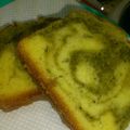 かぴばら太郎's cooksnap of when they made ＊抹茶のマーブルパウンドケーキ＊.