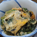 キュアラ☆'s cooksnap of when they made ほうれん草とお揚げさんの卵とじ.
