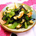シャンプーハット's cooksnap of when they made ピーマンとちくわの塩こぶ和え.