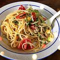 minoko8's cooksnap of when they made トマトとツナのマヨぽん✿冷製パスタ✿.