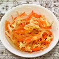 ★しょーこ★'s cooksnap of when they made 大根と人参の卵とじ.