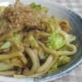umemodoki's cooksnap of when they made 焼きうどん.
