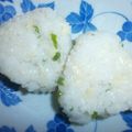 白いぐれーぷ's cooksnap of when they made 大人好み♡生姜＆チーズの薬味おにぎり.