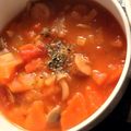 ちむちむち氏's cooksnap of when they made 野菜たっぷりトマトコンソメスープ.