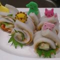 みか's cooksnap of when they made 季節限定？！紅白でちくわのクルクル♫.