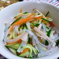 さらだaaa's cooksnap of when they made さっぱり♪くずきりサラダ.