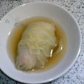こせうさ's cooksnap of when they made おさかなｿｰｾｰｼﾞでロール白菜.