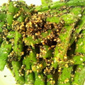 アコンク's cooksnap of when they made いんげんのゴマ和え.