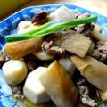 Munchkin's　Mom's cooksnap of when they made 里芋とエリンギの煮物.