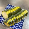 azbjbn's cooksnap of when they made 試してみて！ズッキーニのぬか漬け.