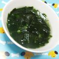 おうさ's cooksnap of when they made ワカメだらけの食べるスープ。.