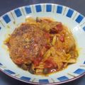 ももんが１５９５'s cooksnap of when they made 簡単☆キャベツ一個丸ごと煮込みハンバーグ.
