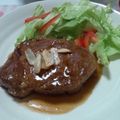 おがけぃ's cooksnap of when they made ご飯が進む★簡単ポークソテー.