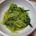 まぶたん's cooksnap of when they made 簡単♪三つ葉の胡麻和え.