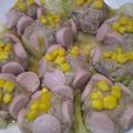 とまと飯's cooksnap of when they made お花のシューマイ　ひなまつりやお弁当にも.