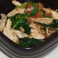＊まめゴマ＊'s cooksnap of when they made 鶏肉とほうれん草の梅ゴマあえ.