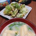 ひっこ's cooksnap of when they made 今だけ！ふきのとう天麩羅☆.