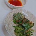 スチニャン's cooksnap of when they made 簡単もちもち！春菊のチヂミ.