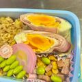 狭山麗's cooksnap of when they made お弁当に！レンジで簡単！お手軽ハムエッグ.