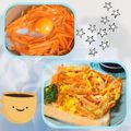 ぱふ♪'s cooksnap of when they made 皮ごと一本●にんじんしりしりポロポロ玉子.