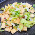 yasmin1207's cooksnap of when they made 簡単白菜と油揚げのごま油炒め.