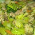 賄いのおばちゃん's cooksnap of when they made 安い！旨い！青梗菜と春雨のうま煮.