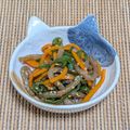 朔耶's cooksnap of when they made ピーマンと人参と糸こんにゃくのきんぴら.