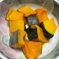 ♬のんのこ日和♬'s cooksnap of when they made かぼちゃの煮付け(電子レンジ).