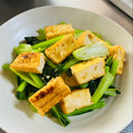 azbjbn's cooksnap of when they made 厚揚げとターサイの中華炒め.