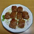 55才のおじさん's cooksnap of when they made 合挽き肉ステーキ風.