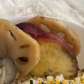 クック6U7INU☆'s cooksnap of when they made さつまいもとレンコンの秋おかず.