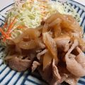 気まぐれ♡雨おんな's cooksnap of when they made ポン酢で簡単豚ロース薄切り肉の生姜焼き.