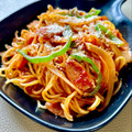 いなばっくす☆'s cooksnap of when they made レンジで簡単★ナポリタン焼きそば.