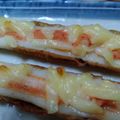 orangepeal's cooksnap of when they made 簡単おつまみ♡竹輪の明太マヨチーズ焼き.