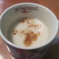 ★ひいらぎ★'s cooksnap of when they made ★ミキサー不要★Cafeハニー豆乳バナナ.