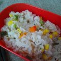 uthiyamada's cooksnap of when they made 炊飯器一つで☆簡単カニピラフ.