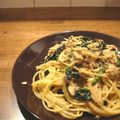 ColinsHIPS's cooksnap of when they made 鯖とほうれん草のごまパスタ.