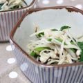 とろままちゃん's cooksnap of when they made ニラときのこのナムル.